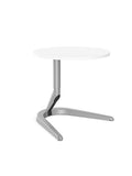 ESI Ergo Motific Height Adjustable Laptop Table Height Adjustable Table ESI Ergo Color Silver Table Shape Round Laminate Color Designer White