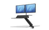 ESI Lotus - RT1 | Sit-To-Stand | Dual Monitor | 2 Color Options Sit to Stand ESI Ergo Color Black 