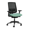 Focus 2.0 Office Chair - Mesh Back Office Chair, Conference Chair, Computer Chair, Teacher Chair, Meeting Chair SitOnIt Fabric Color Sea Green Mesh Color Freeway 