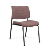 Focus Guest Chair w/ Fabric Seat & Back Guest Chair, Cafe Chair SitOnIt Fabric Color Citrus Black Frame 