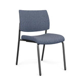 Focus Guest Chair w/ Fabric Seat & Back Guest Chair, Cafe Chair SitOnIt Fabric Color Pacific Black Frame 
