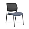 Focus Guest Chair w/ Mesh Back Guest Chair, Cafe Chair SitOnIt Fabric Color Pacific Mesh Color Black Black Frame