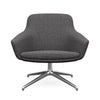 Gobi Midback Lounge Chair Midback Lounge Chair SitOnIt Fabric Color Graphite Free Swivel 