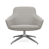 Gobi Midback Lounge Chair Midback Lounge Chair SitOnIt Fabric Color Platinum Free Swivel 