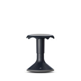 Hokki+ - Height Adjustable Wobble Stool Stools, Classroom Chairs, Hokki Stool VS America 3813 - Adjustable from 15” – 19 3/4” Black Grey 