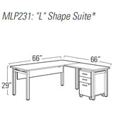 Ionic™ L Shaped Suite Package 13 | Adaptable Solutions | Offices To Go Office Desk Set OfficeToGo 