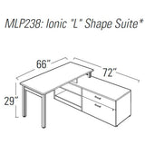 Ionic™ L Shaped Suite Package 2 | Adaptable Solutions | Offices To Go Office Desk Set OfficeToGo 
