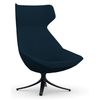 Jax Highback Lounge Chair - Aluminum Swivel Base | 9to5 Seating Lounge Seating 9to5 Seating 