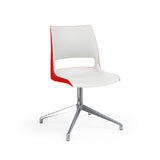 KI Doni Guest Chair | Four-star Swivel Base | 2 Tone Shell Guest Chair KI 