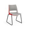 KI Doni Sled Base Chair | Arms or Armless | 2 Tone Shell Color Guest Chair, Cafe Chair, Stack Chair KI 