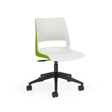 KI Doni Task Chair 2-Tone | Armless & with Arms | 5 Star Base Light Task Chair, Conference Chair, Computer Chair, Meeting Chair KI 