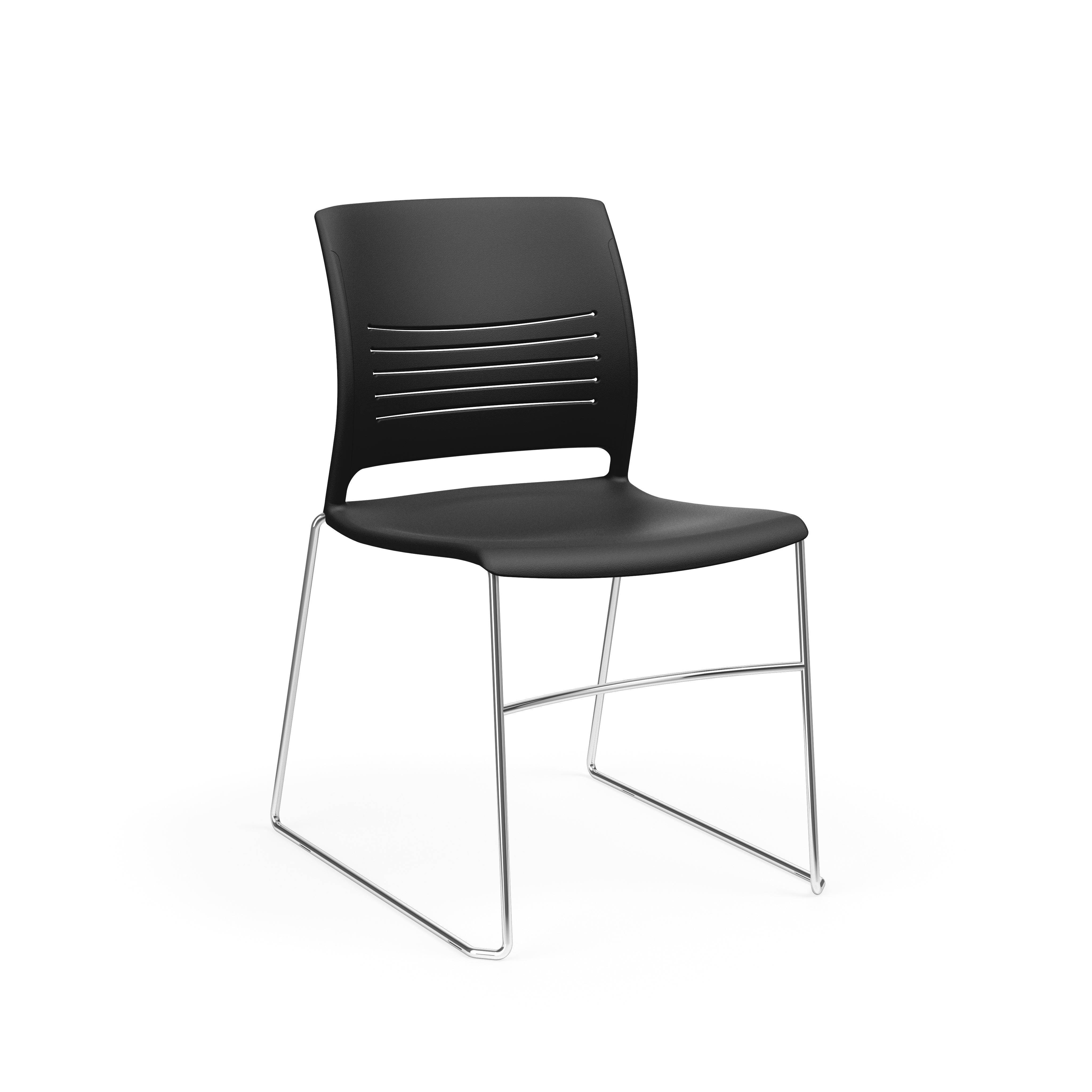 KI Strive High Density Stack Chair | Sled Base | Armless Guest Chair, Cafe Chair, Stack Chair, Classroom Chairs KI 