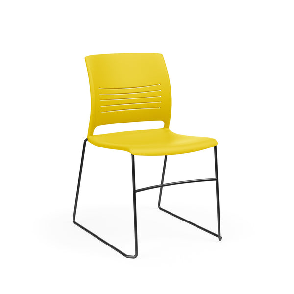 KI Strive High Density Stack Chair | Sled Base | Armless Guest Chair, Cafe Chair, Stack Chair, Classroom Chairs KI 