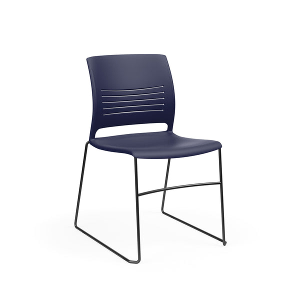 KI Strive High Density Stack Chair | Sled Base | Armless Guest Chair, Cafe Chair, Stack Chair, Classroom Chairs KI 