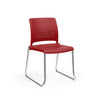 KI Strive Sled Base Chair | Stacking | Arms or Armless Guest Chair, Cafe Chair, Stack Chair, Classroom Chairs KI 