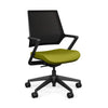 Mavic 5 Star Meeting Chair | SitOnIt Light Task Chair, Conference Chair, Computer Chair, Teacher Chair, Meeting Chair SitOnit Vinyl Color Apple Mesh Color Onyx 