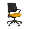 Mavic 5 Star Meeting Chair | SitOnIt Light Task Chair, Conference Chair, Computer Chair, Teacher Chair, Meeting Chair SitOnit Vinyl Color Lemon Mesh Color Onyx 