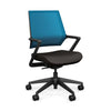 Mavic 5 Star Meeting Chair | SitOnIt Light Task Chair, Conference Chair, Computer Chair, Teacher Chair, Meeting Chair SitOnit Vinyl Color Smokey Mesh Color Electric Blue 