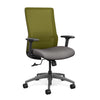 Novo Highback Office Chair Office Chair, Conference Chair, Computer Chair, Teacher Chair, Meeting Chair SitOnIt Fabric Color Fossil Mesh Color Apple 