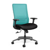 Novo Highback Office Chair Office Chair, Conference Chair, Computer Chair, Teacher Chair, Meeting Chair SitOnIt Fabric Color Jet Mesh Color Aqua 