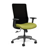 Novo Highback Office Chair Office Chair, Conference Chair, Computer Chair, Teacher Chair, Meeting Chair SitOnIt Fabric Color Lime Mesh Color Onyx 