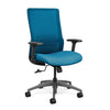 Novo Highback Office Chair Office Chair, Conference Chair, Computer Chair, Teacher Chair, Meeting Chair SitOnIt Fabric Color Sky Mesh Color Electric Blue 