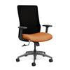 Novo Highback Office Chair Office Chair, Conference Chair, Computer Chair, Teacher Chair, Meeting Chair SitOnIt Fabric Color Squash Mesh Color Onyx 