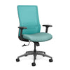 Novo Highback Office Chair Office Chair, Conference Chair, Computer Chair, Teacher Chair, Meeting Chair SitOnIt Fabric Color Tiffany Mesh Color Aqua 