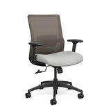 Novo Midback Office Chair Office Chair, Conference Chair, Computer Chair, Teacher Chair, Meeting Chair SitOnIt Fabric Color Cloud Mesh Color Fog 