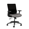 Novo Midback Office Chair Office Chair, Conference Chair, Computer Chair, Teacher Chair, Meeting Chair SitOnIt Fabric Color Fossil Mesh Color Onyx 