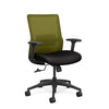 Novo Midback Office Chair Office Chair, Conference Chair, Computer Chair, Teacher Chair, Meeting Chair SitOnIt Fabric Color Jet Mesh Color Apple 