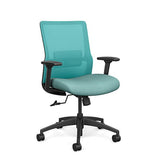 Novo Midback Office Chair Office Chair, Conference Chair, Computer Chair, Teacher Chair, Meeting Chair SitOnIt Fabric Color Tiffany Mesh Color Aqua 