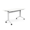 Ocala Flip Top Table Flip Top Table SitOnIt Laminate Color White Frame Color White 