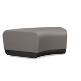 Pasea 120 Degree Corner Bench Modular Lounge Seating SitOnIt Fabric Color Fog 