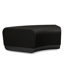 Pasea 120 Degree Corner Bench Modular Lounge Seating SitOnIt Fabric Color Onyx 