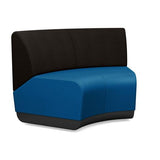 Pasea 120 Degree Inner Seat Modular Lounge Seating SitOnIt Fabric Color Electric Blue Fabric Color Onyx 