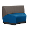 Pasea 120 Degree Inner Seat Modular Lounge Seating SitOnIt Fabric Color Electric Blue Fabric Color Smoky 