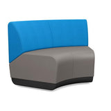 Pasea 120 Degree Inner Seat Modular Lounge Seating SitOnIt Fabric Color Fog Fabric Color Electric Blue 