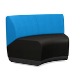 Pasea 120 Degree Inner Seat Modular Lounge Seating SitOnIt Fabric Color Onyx Fabric Color Electric Blue 