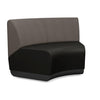 Pasea 120 Degree Inner Seat Modular Lounge Seating SitOnIt Fabric Color Onyx Fabric Color Smoky 