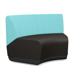 Pasea 120 Degree Inner Seat Modular Lounge Seating SitOnIt Fabric Color Smoky Fabric Color Aqua 