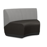 Pasea 120 Degree Inner Seat Modular Lounge Seating SitOnIt Fabric Color Smoky Fabric Color Nickle 