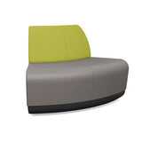 Pasea 120 Degree Outer Seat Modular Lounge Seating SitOnIt Fabric Color Fog Fabric Color Apple 