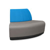 Pasea 120 Degree Outer Seat Modular Lounge Seating SitOnIt Fabric Color Fog Fabric Color Electric Blue 