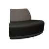 Pasea 120 Degree Outer Seat Modular Lounge Seating SitOnIt Fabric Color Onyx Fabric Color Smoky 