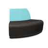 Pasea 120 Degree Outer Seat Modular Lounge Seating SitOnIt Fabric Color Smoky Fabric Color Aqua 