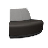 Pasea 120 Degree Outer Seat Modular Lounge Seating SitOnIt Fabric Color Smoky Fabric Color Nickle 