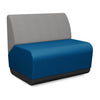 Pasea 1.5 Seat Modular Lounge Seating SitOnIt Fabric Color Electric Blue Fabric Color Nickle 