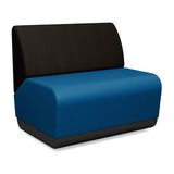 Pasea 1.5 Seat Modular Lounge Seating SitOnIt Fabric Color Electric Blue Fabric Color Onyx 