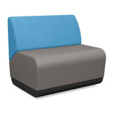 Pasea 1.5 Seat Modular Lounge Seating SitOnIt Fabric Color Fog Fabric Color Ocean 